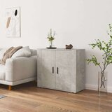  Komoda siva boja betona 80 x 33 x 70 cm od konstruiranog drva | shoptok.hr