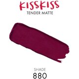 Guerlain KissKiss Tender Matte dolgoobstojna šminka z mat učinkom odtenek 880 Caress Plum 3.5 g | Shoptok.si