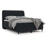 Maison de Rêve Črna boxspring postelja s prostorom za shranjevanje 160x200 cm Melba – | Shoptok.si