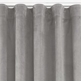  Curtain VILA color gray style classic transparent wave tape 7 cm velvet 135x245 HOMEDE | shoptok.hr