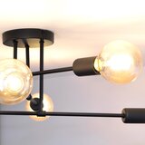  LED plafonski luster CAMBRIDGE 6xE27/8W/230V crna | Eponuda.com