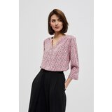 Moodo Patterned viscose shirt | Shoptok.si