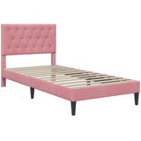  Okvir kreveta s madracem Ružičasta 90 x 190 cm Baršun | shoptok.hr
