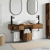 Set namještaja za kupaonicu 3 kom. Staro drvo Konstruirano drvo Smeđa 40 x 35 x 56 cm | Shoptok.si