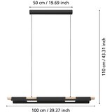 Eglo 98836 - led prigušiva luster na sajli ermua-z LED/27W/230V | Eponuda.com