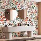  Foto tapeta - Leaves of Red Berries 500x350 | shoptok.hr