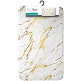 Douceur d intérieur Bijela/u zlatnoj boji kupaonska prostirka 45x75 cm Aquamarbre – | shoptok.hr
