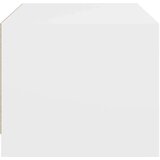 vidaXL Stolić za kavu sa staklenim vratima bijeli 68x50x42 cm | shoptok.hr