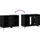 vidaXL crna hrastovina toalet crna hrastovina mdf srednja | shoptok.hr