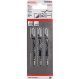 Bosch list ubodne testere T 119 BO Basic for Wood - pakovanje - 3 komada - 2608637788 | ePonuda.com
