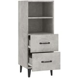  Komoda siva boja betona 34 5x34x90 cm od konstruiranog drvo | shoptok.hr