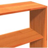  Posteljni okvir brez vzmetnice vošč. rjav 180x200 cm borovina | Shoptok.si