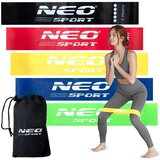  Set elastičnih traka za vježbanje Neo-Sport NS-959 – 5 komada | shoptok.hr