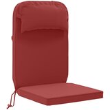  Jastuk za sunčanje 100% poliester Vinska crvena 55 x 124 x 5 cm Slike