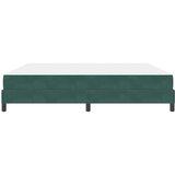  Postelja z vzmetnico Temno zelena 200 x 210 cm blago, (5000128018) | Shoptok.si