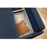 Bobochic Paris Tamno plava sklopiva sofa 211 cm Marcel – | shoptok.hr