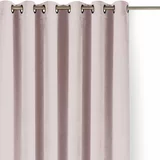 Filumi Svetlo rožnata žametna zavesa za delno zatemnitev 400x225 cm Velto –