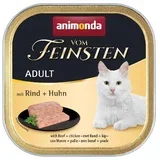Vom Feinsten Adult govedina s piščancem - mokra hrana za mačke - 100 g, (21385644)