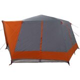  Kabinski šotor s streho Siva in oranžna 400 x 350 x 212 cm | Shoptok.si