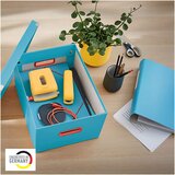 Leitz Škatla za shranjevanje Cosy s pokrovom, 281 x 200 x 370 mm, modra | Shoptok.si