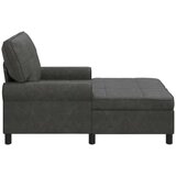  Ležaljka s jastukom Crna 91 x 157 x 91 cm Antikni PU | shoptok.hr