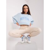 Fashion Hunters Light blue oversized hoodie | shoptok.hr