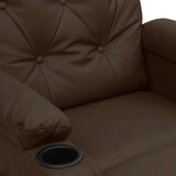 Naslonjač od umjetne kože smeđi - Smeđa 1 | shoptok.hr