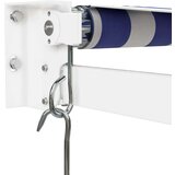 vidaXL Tenda na uvlačenje plavo-bijela 5 x 3 m od tkanine i aluminija | shoptok.hr