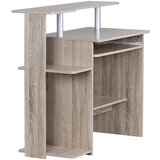 MID.YOU računalniška miza leseni material hrast sonoma | Shoptok.si