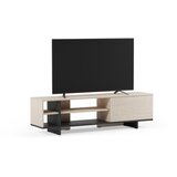 Marckeric Črna TV omarica 160x44x36 cm Cequoia – | Shoptok.si
