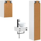  Set namještaja za kupaonicu 3 kom. Bijela 33 x 34,5 x 160 cm | shoptok.hr