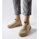 Gemre Dark beige slip-on women's sports shoes Greco | shoptok.hr