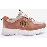 VINCEZA Women's Platform Sports Shoes Beige Aisha | ePonuda.com