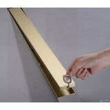 EYN Kanaleta v mat zlati barvi (brušeno zlato) 80 cm ali 60 cm | GBK1004 — 80 cm | Shoptok.si