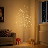  Božićno drvce breza Bijela 25 x 25 x 210 cm Plastika | shoptok.hr