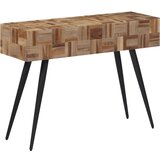 vidaXL Konzolni stol 110 x 34 x 80 cm od masivne obnovljene tikovine Cijene