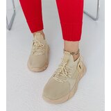 Gemre Beige lightweight Faruz sports sneakers | Shoptok.si