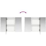  Set ormarića za kupaonicu 4 pcs Bijela Konstruirano drvo | shoptok.hr