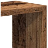 vidaXL Stenska polica Old Wood 90x16x78 cm Inženirski les | Shoptok.si