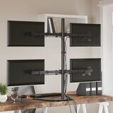  Nosač za monitor crni čelični VESA 75/100 mm | shoptok.hr