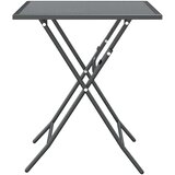  Vrtna garnitura - 5-dijelni vrtni blagovaonski set ekspandirani metal antracit - Dužina stola 60 cm 4 | shoptok.hr
