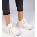 Gemre Beige sneakers with chunky sole Telda | Shoptok.si