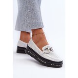 S. BARSKI Women's Leather Platform Moccasins with Decoration S.Barski | Shoptok.si