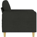 Fotelj črn 60 cm blago | Shoptok.si