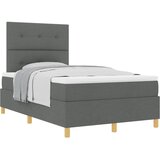 Krevet s opruga kutije Tamno siva 120 x 190 cm tkanina | shoptok.hr
