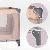 Momi BELOVE putni krevetić, bež | shoptok.hr