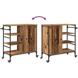  Kuhinjski kolica Staro drvo 87.5 x 38.5 x 84.5 cm | shoptok.hr