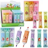 Set Pink Blue Animal Motif Two Tips 3pcs