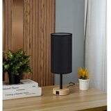  Brilagi - Stona lampa sa USB priključkom TABLON 1xE27/25W/230V hrast/crna | Eponuda.com