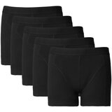 AC&Co / Altınyıldız Classics Men's Black 5-Pack Cotton Flexible Boxer Cene